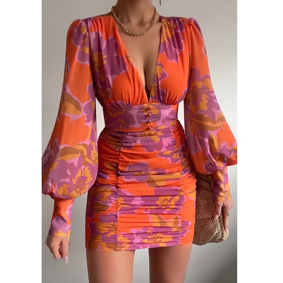 Runaway The Label Dresses & Skirts - NWT Runaway The Label Elle Mini Dress - Orchid Orange sz XS